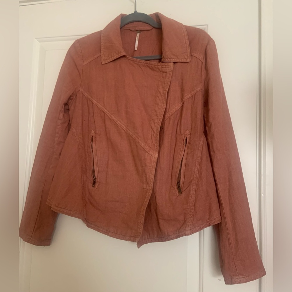 Free People Rose Tan Size XS Jacket - Picture 4 of 5